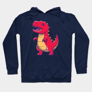 Cute Angry Red gojira Hoodie